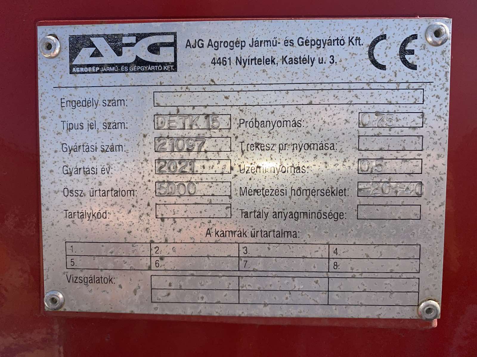 AJG Szippantó tartály